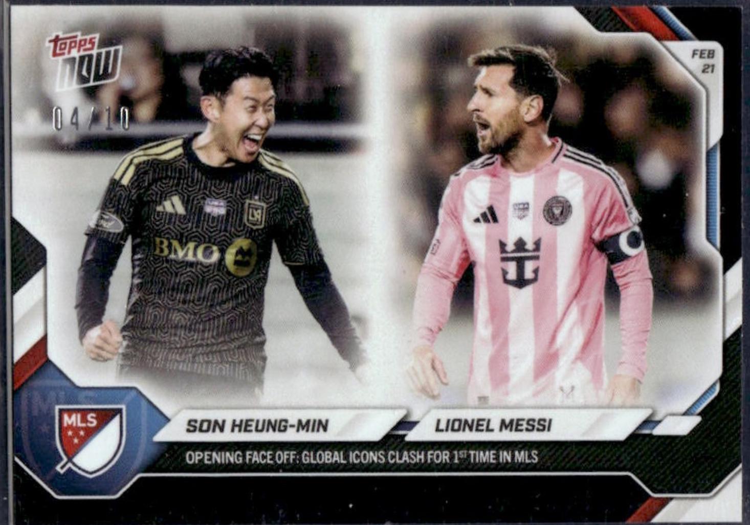 Lionel Messi / Son Heung-min [Black Foil] #1