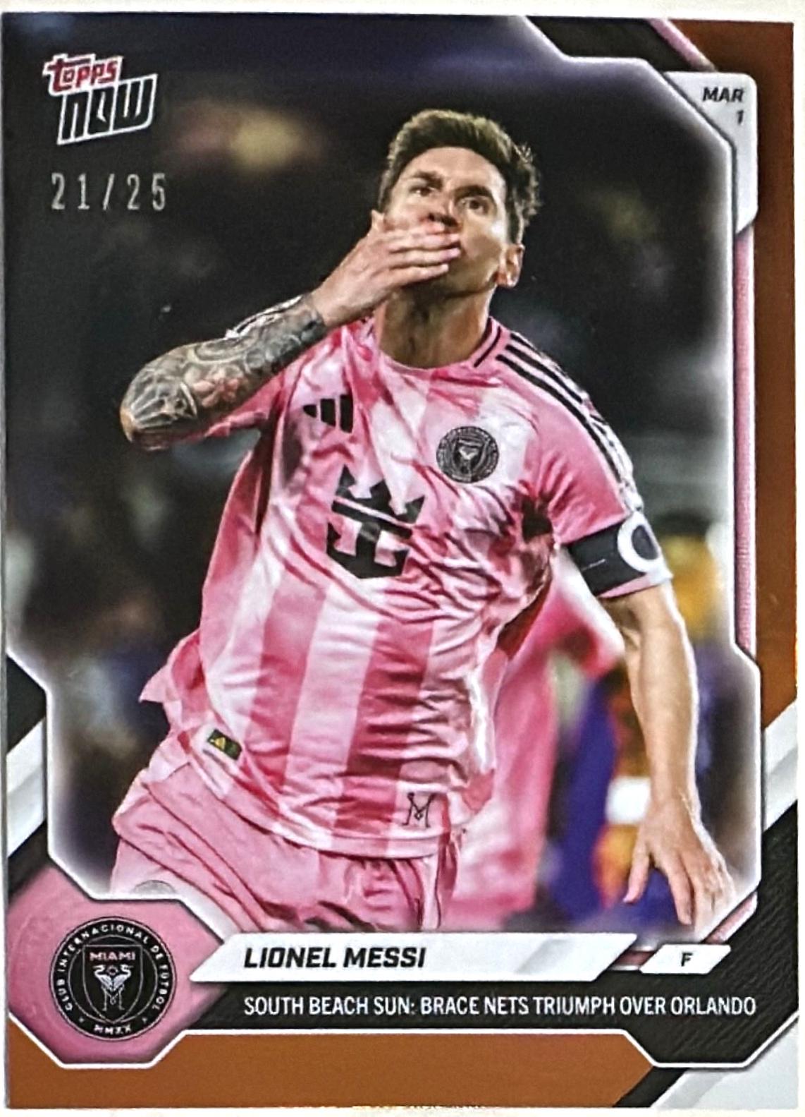 Lionel Messi [Orange Foil] #7