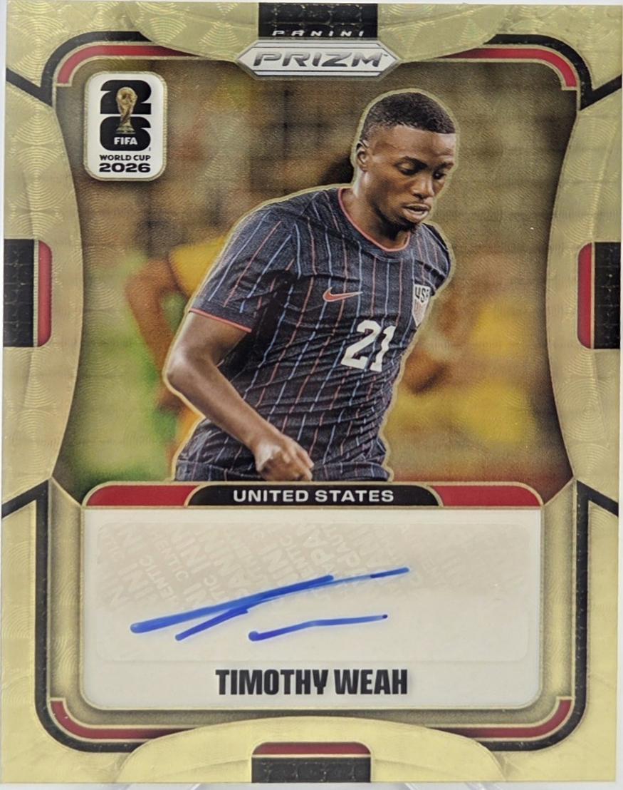 Timothy Weah [Gold Power] #6