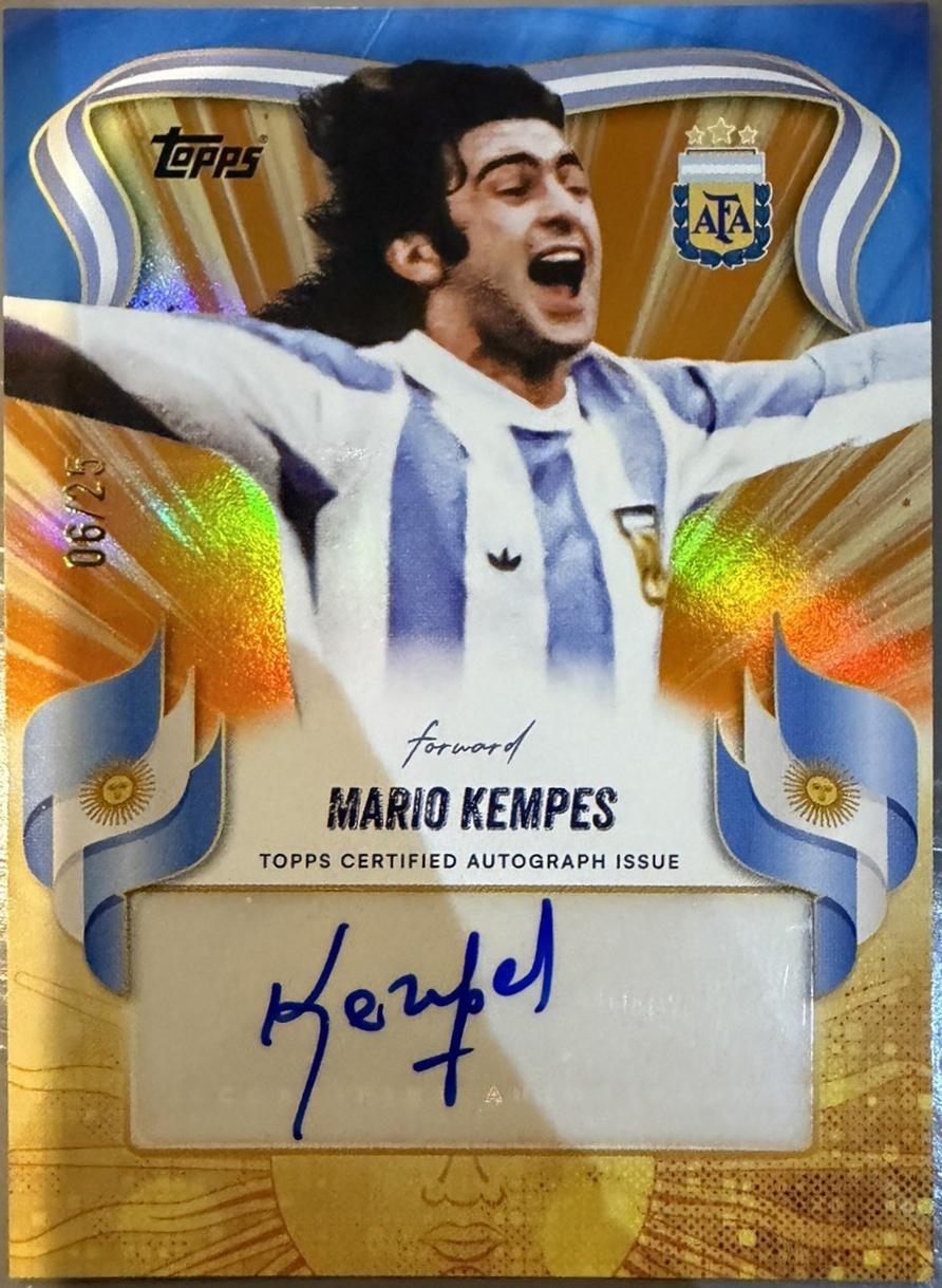 Mario Kempes [Orange Rainbow Foil] #GS-MK