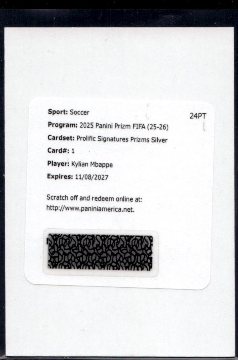 Kylian Mbappe [Silver] #1
