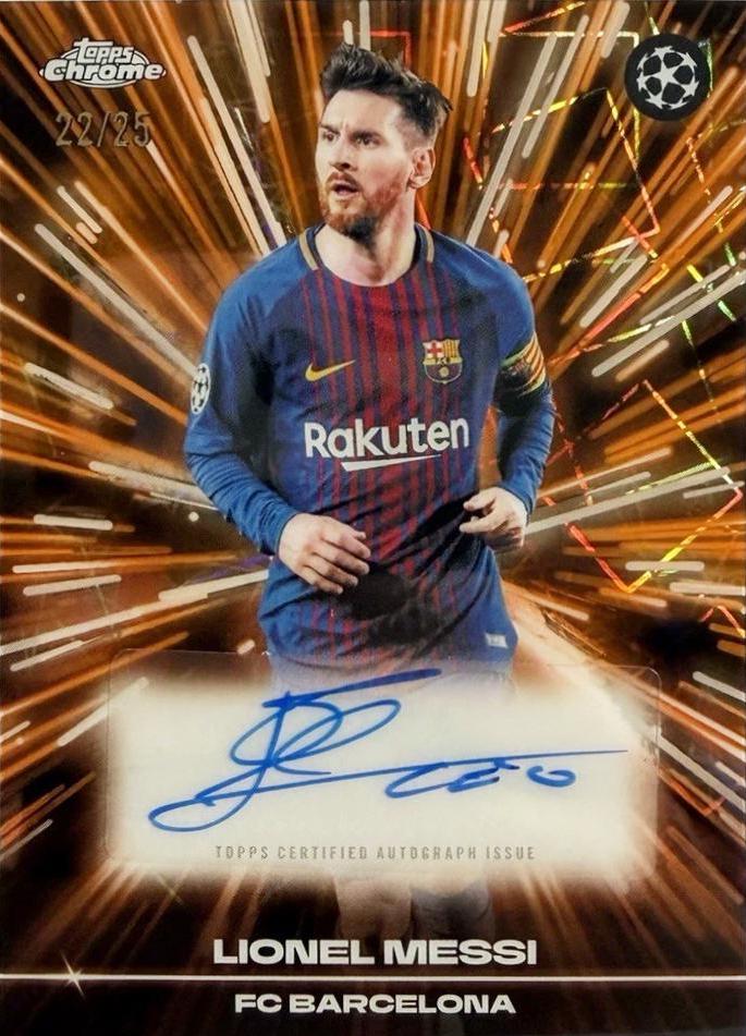 Lionel Messi [Black Orange] #BLA-LM