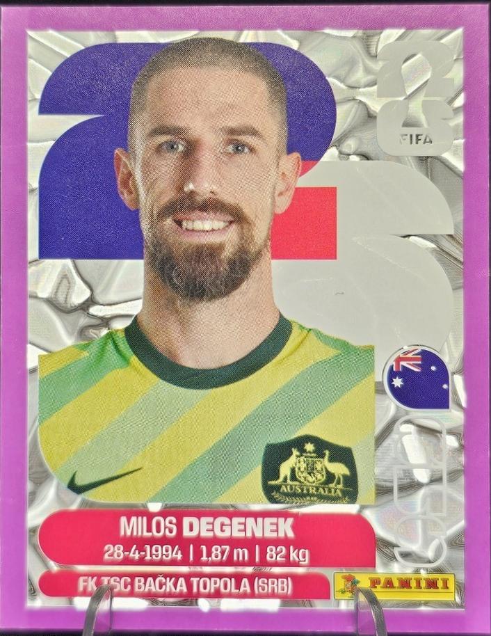 Milos Degenek [Purple Crumple] #AUS10