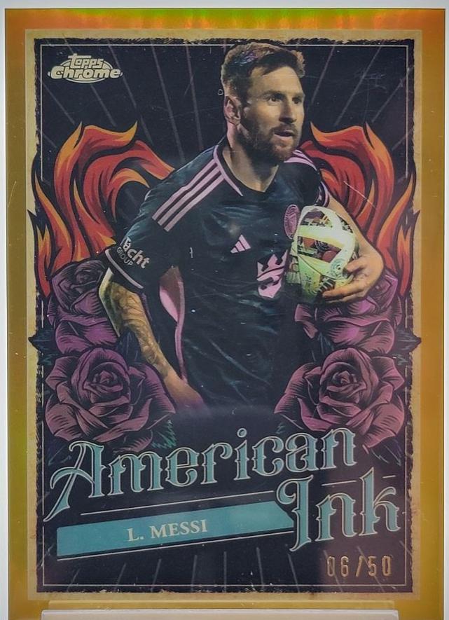 Lionel Messi [Gold Refractor] #AI-1