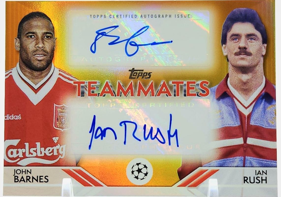 John Barnes / Ian Rush [Orange Foilboard] #TDA-BR