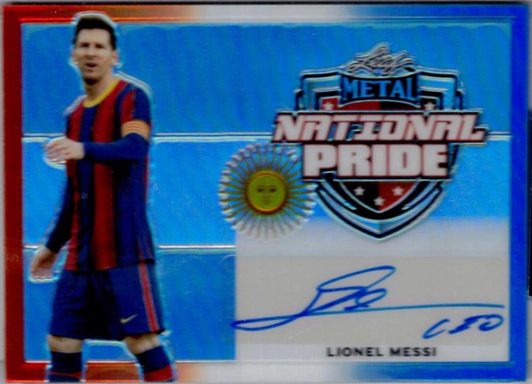 Lionel Messi [Prismatic Red White Blue] #NP-LM1