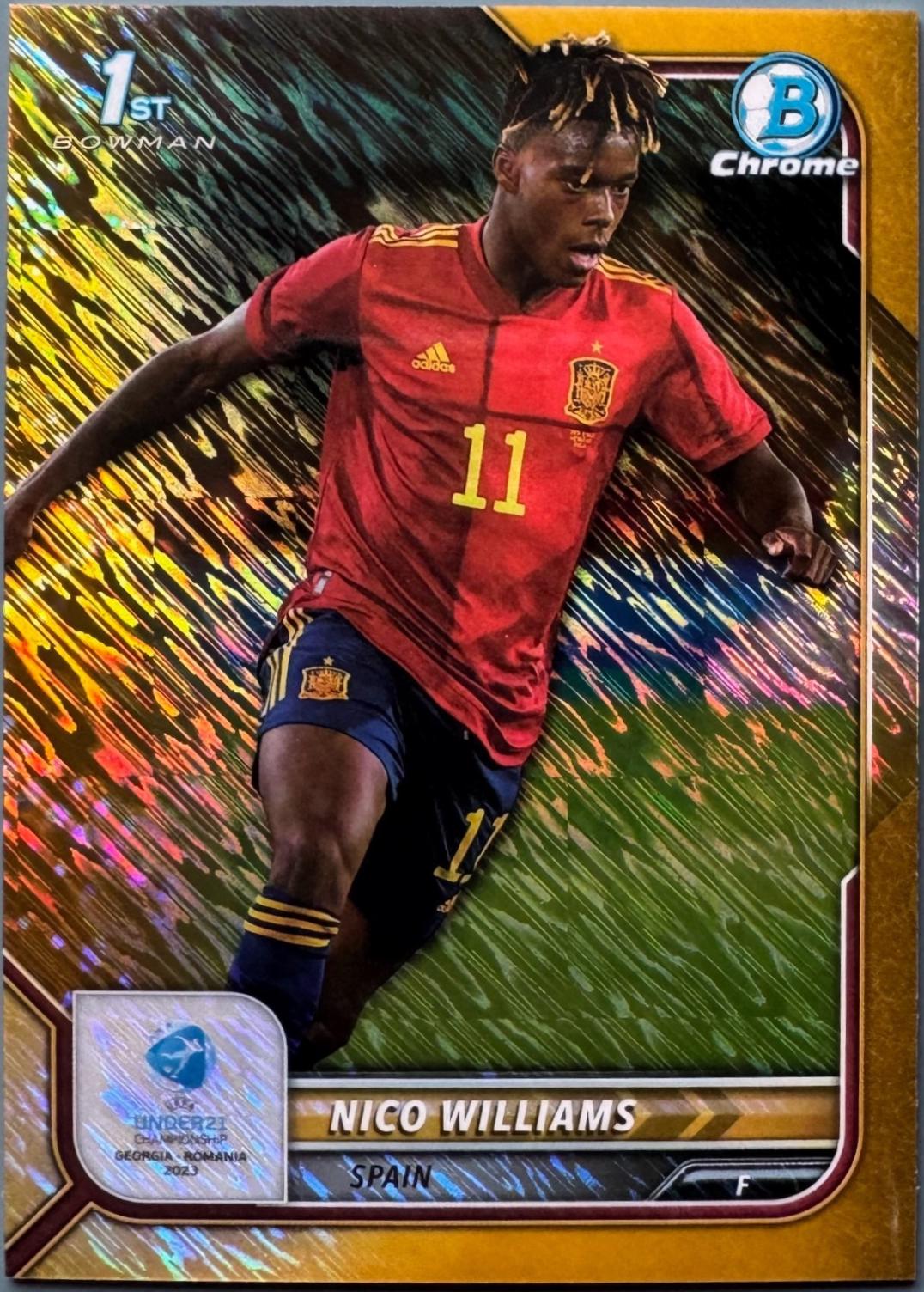 Nico Williams [Gold Shimmer Refractor] #131