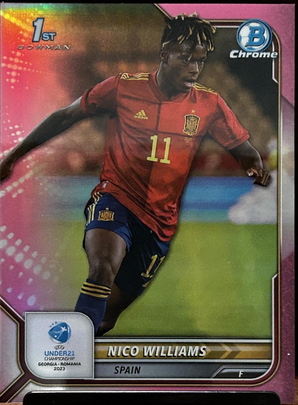 Nico Williams [Pink Refractor] #131