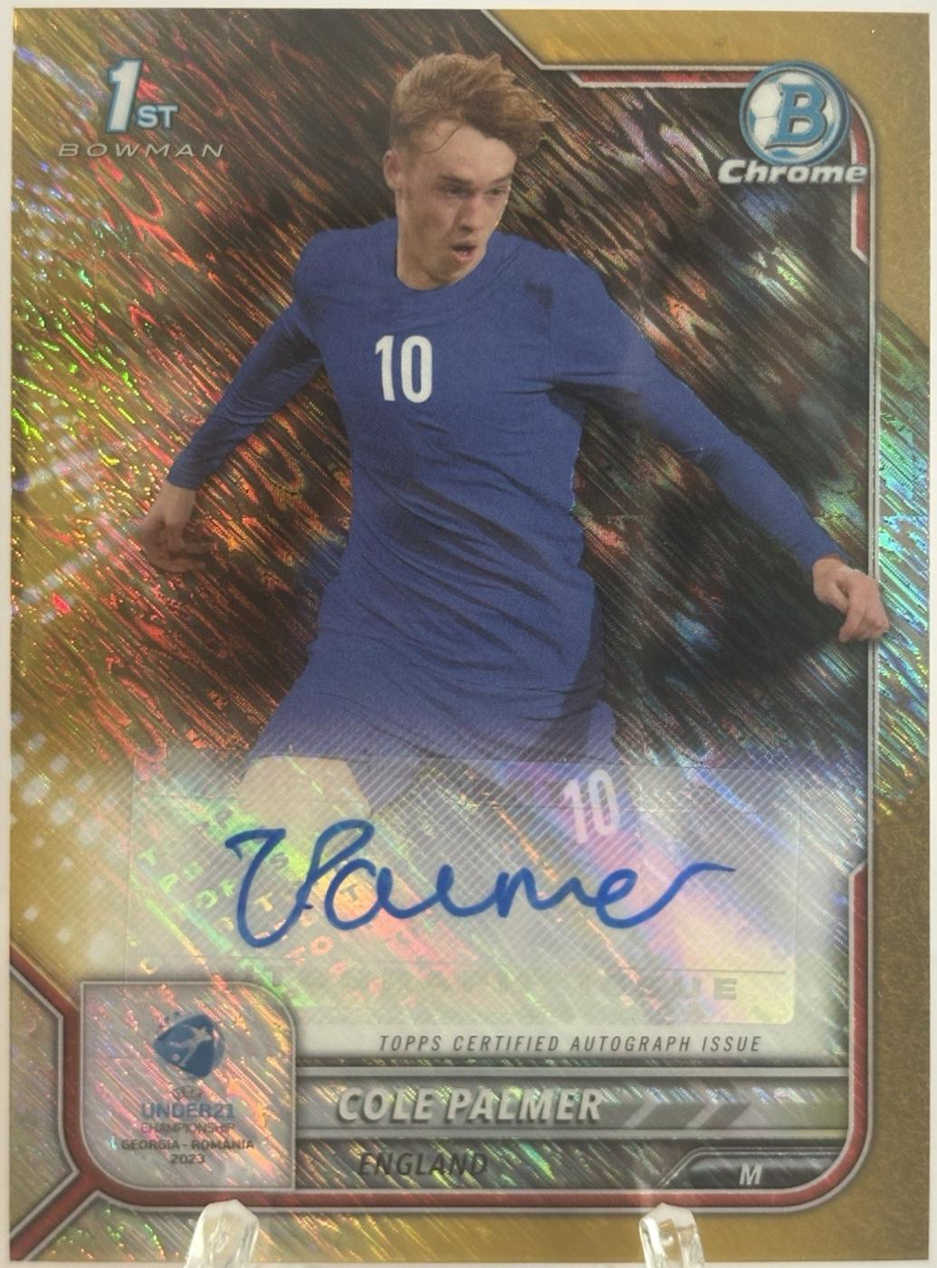 Cole Palmer [Gold Shimmer Refractor] #CA-CP