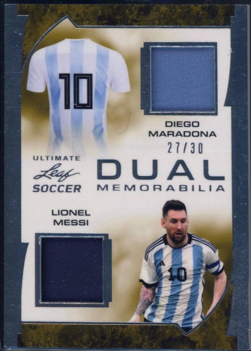 Diego Maradona / Lionel Messi [Silver] #UDM-2