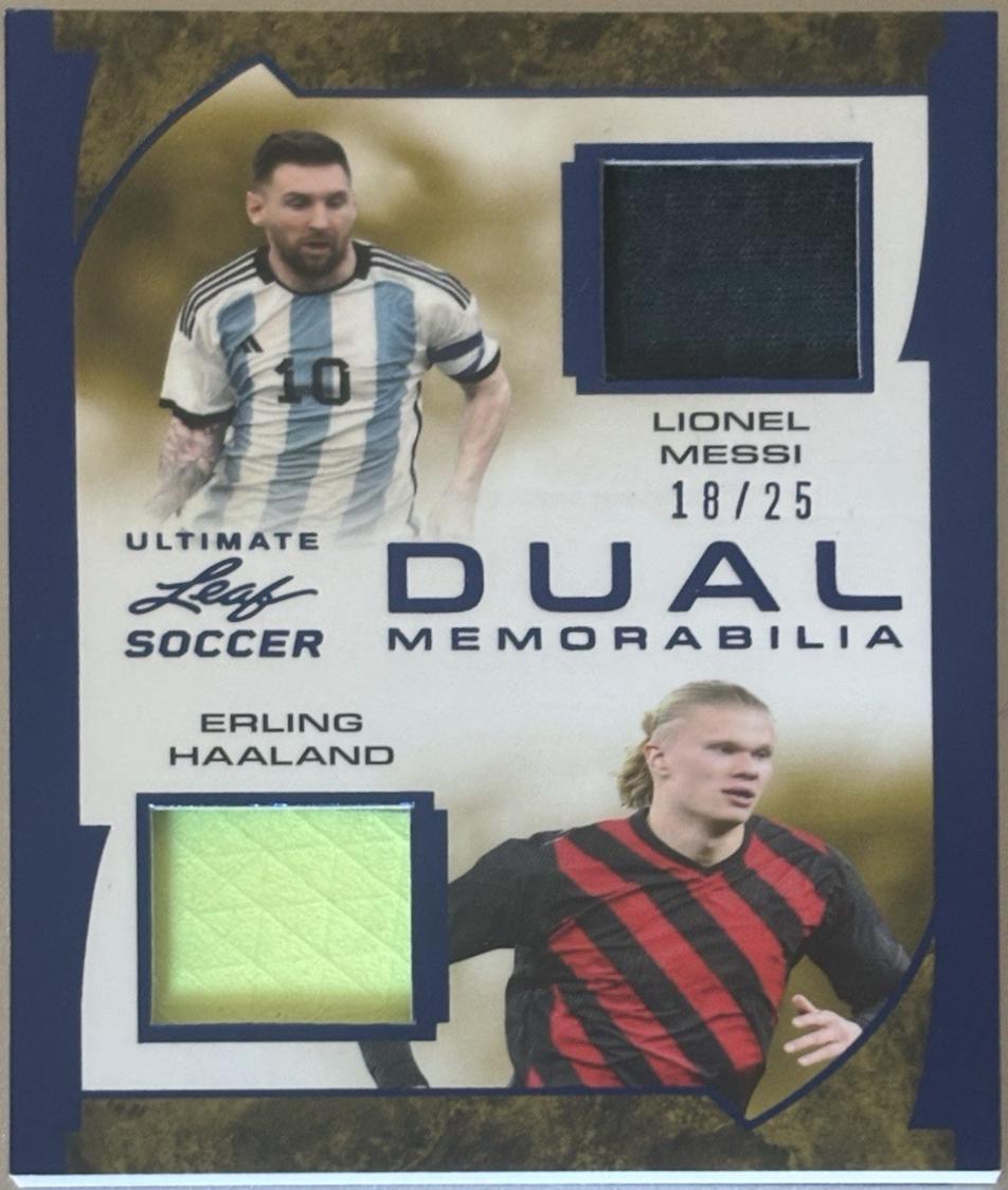 Lionel Messi / Erling Haaland [Navy] #UDM-13