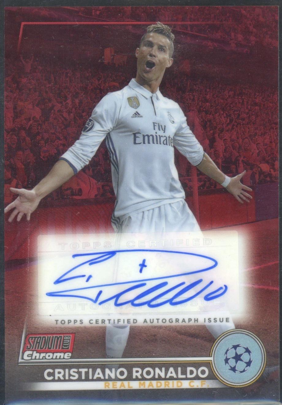 Cristiano Ronaldo [Red Wave] #CA-CR