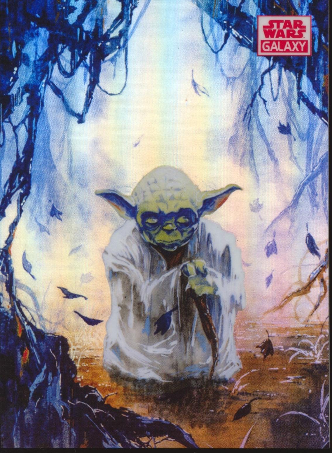 Yoda on Dagobah by Doug Cowan [Red Refractor] #44