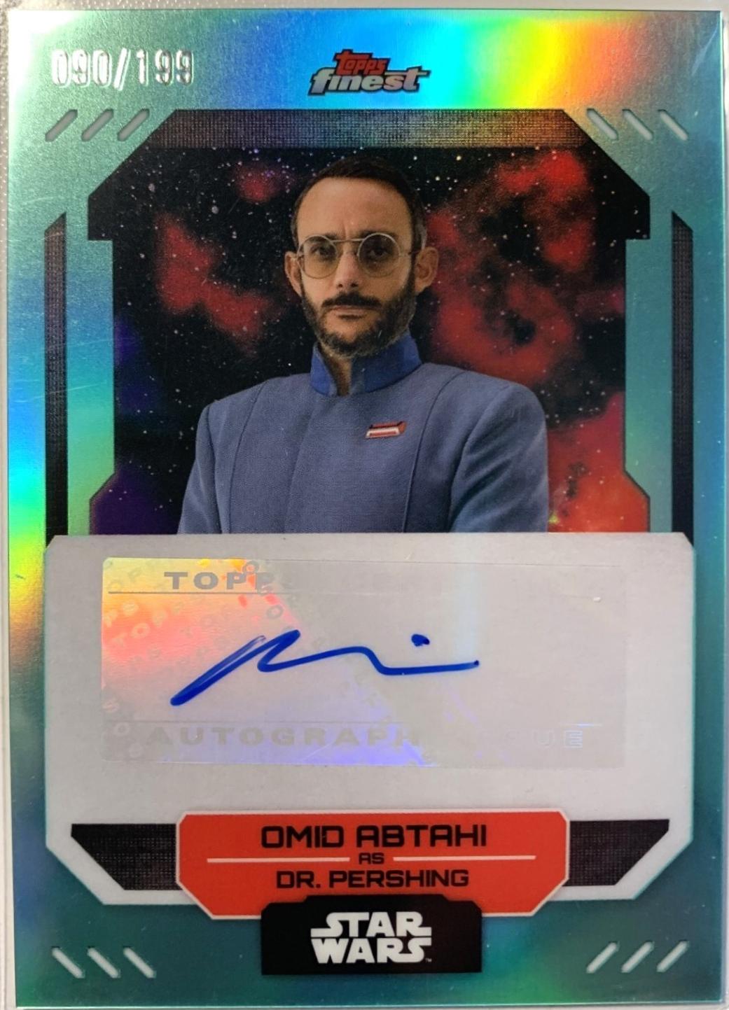 Omid Abtahi as Dr. Pershing [Aqua Refractor] #FA-OA