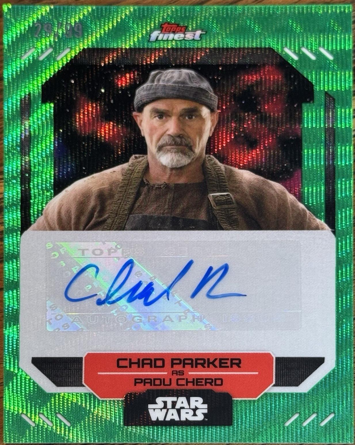Chad Parker as Padu Cherd [Green Wave Refractor] #FA-CP