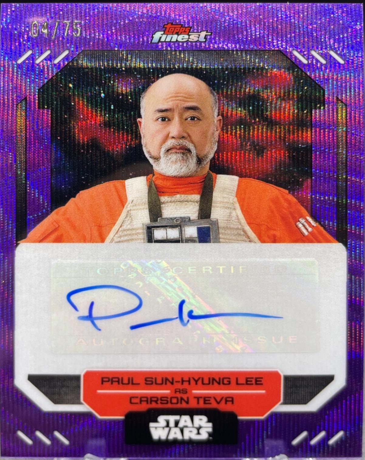 Paul Sun-Hyung Lee as Carson Teva [Purple Wave Refractor] #FA-PL