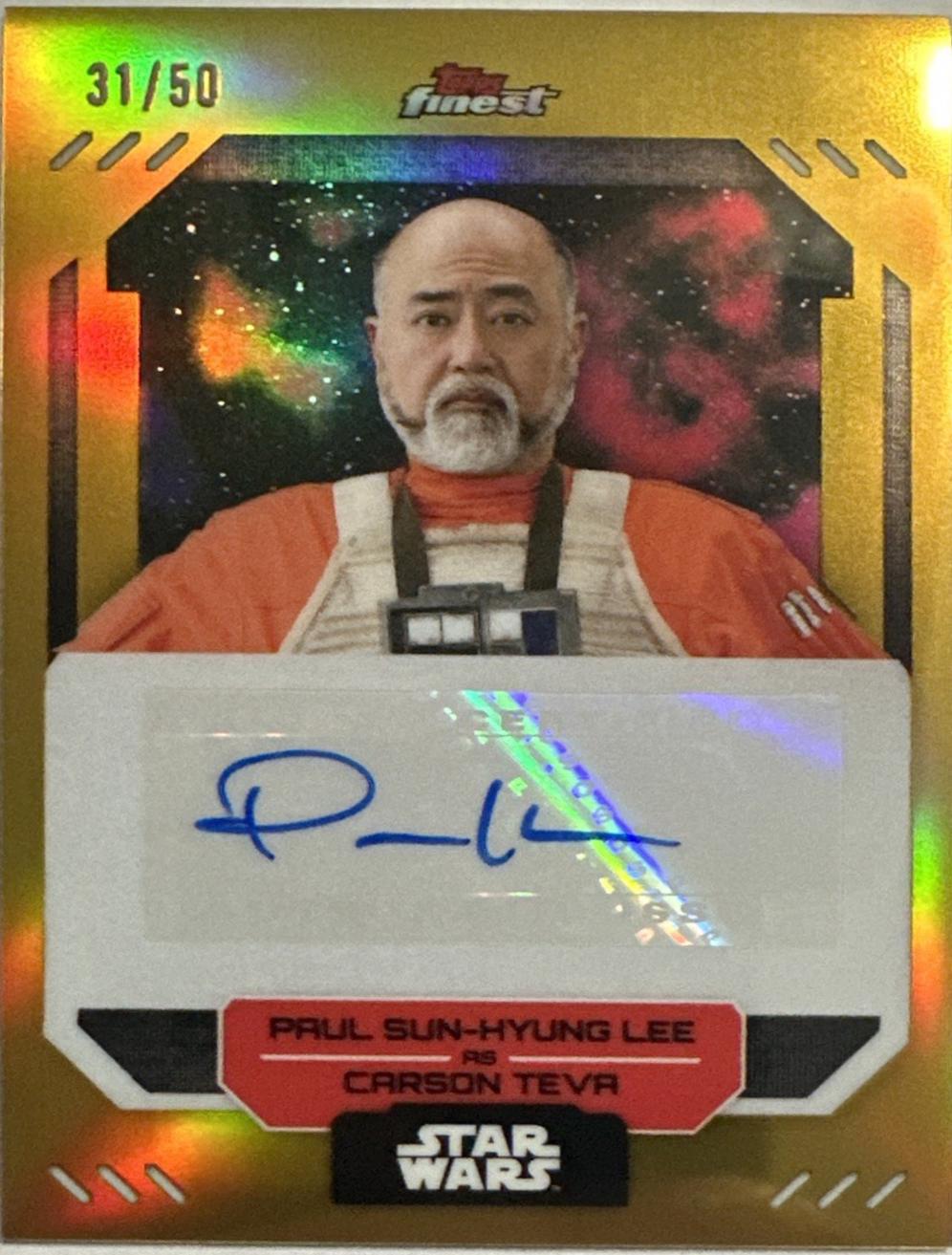 Paul Sun-Hyung Lee as Carson Teva [Gold Refractor] #FA-PL