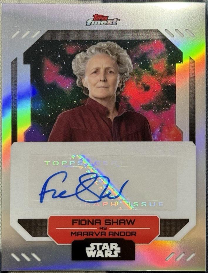 Fiona Shaw as Maarva Andor [Red Wave Refractor] #FA-FS