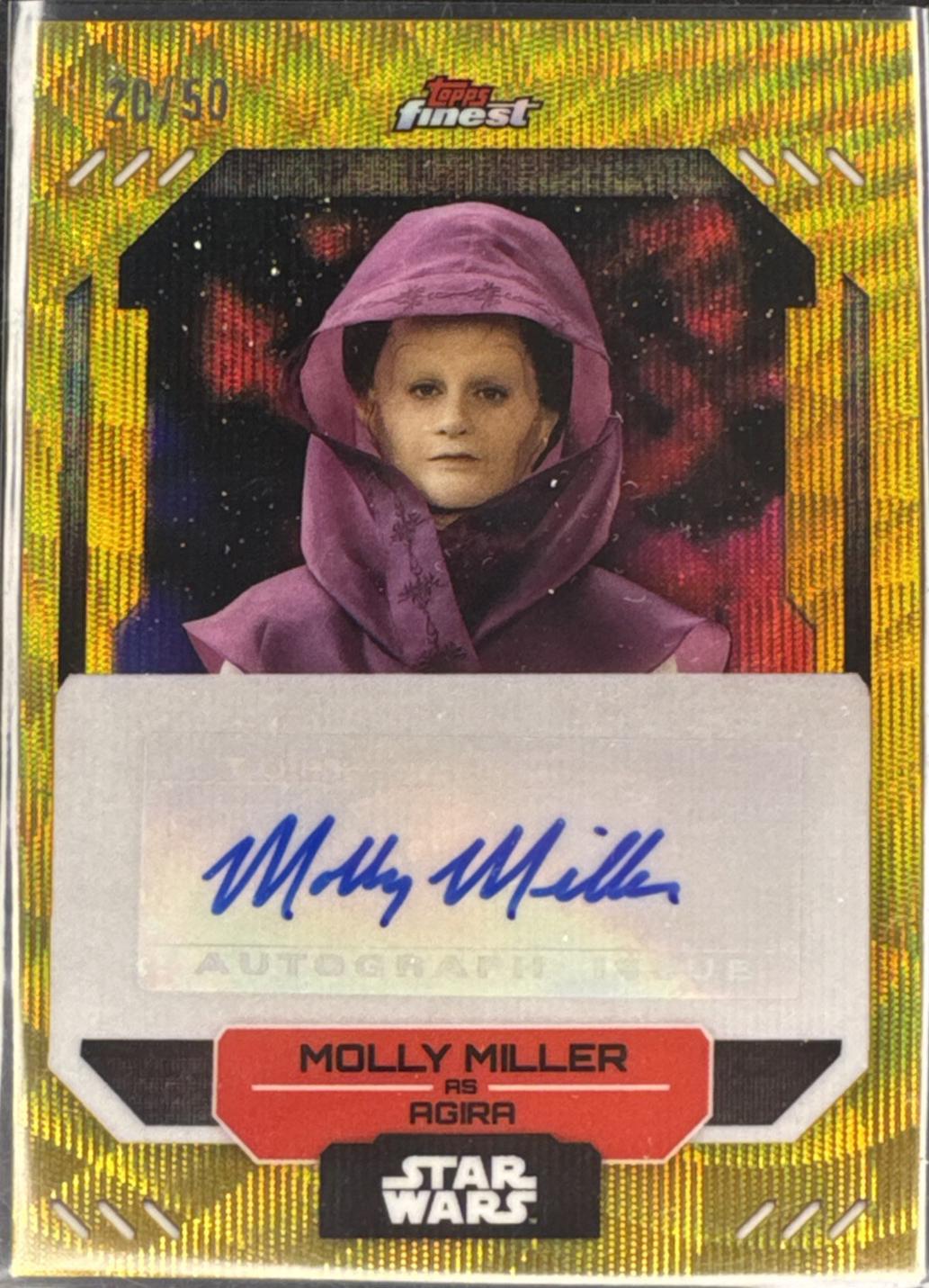 Molly Miller as Agira [Gold Refractor] #FA-MM