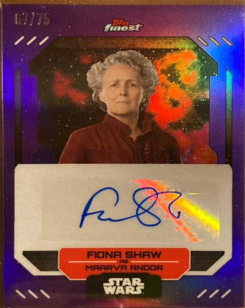 Fiona Shaw as Maarva Andor [Purple Refractor] #FA-FS