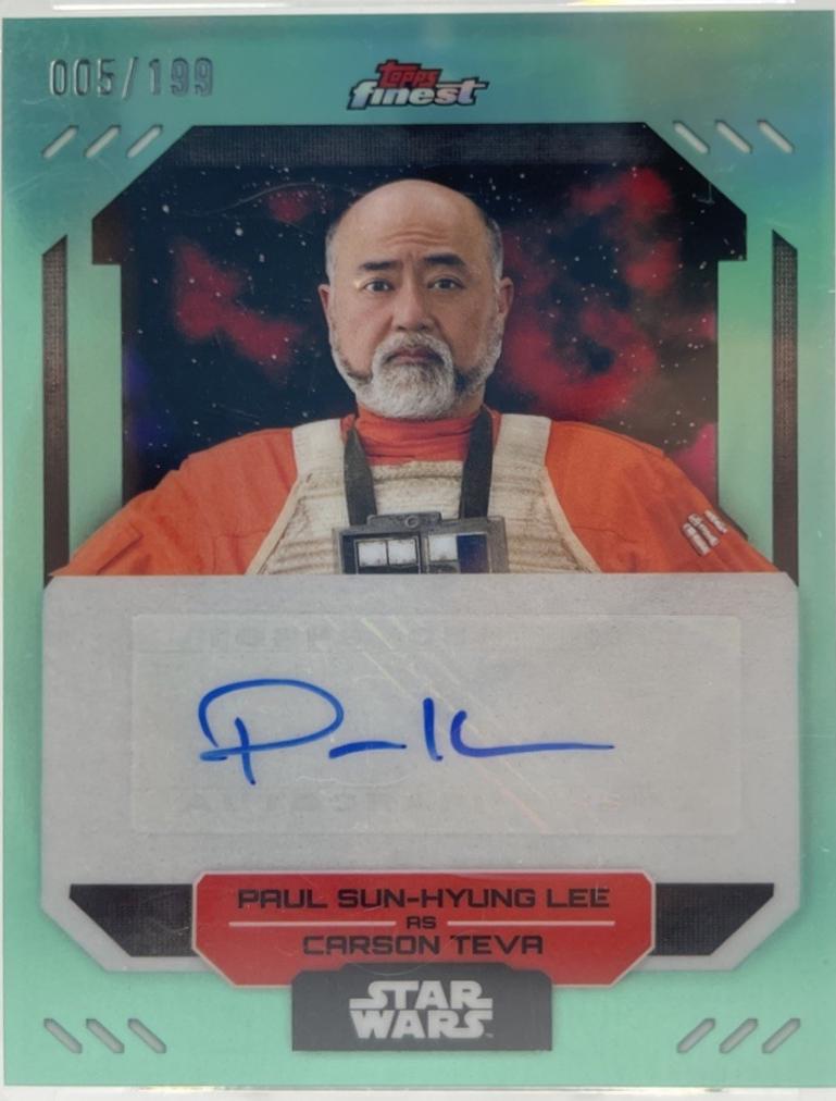Paul Sun-Hyung Lee as Carson Teva [Aqua Refractor] #FA-PL