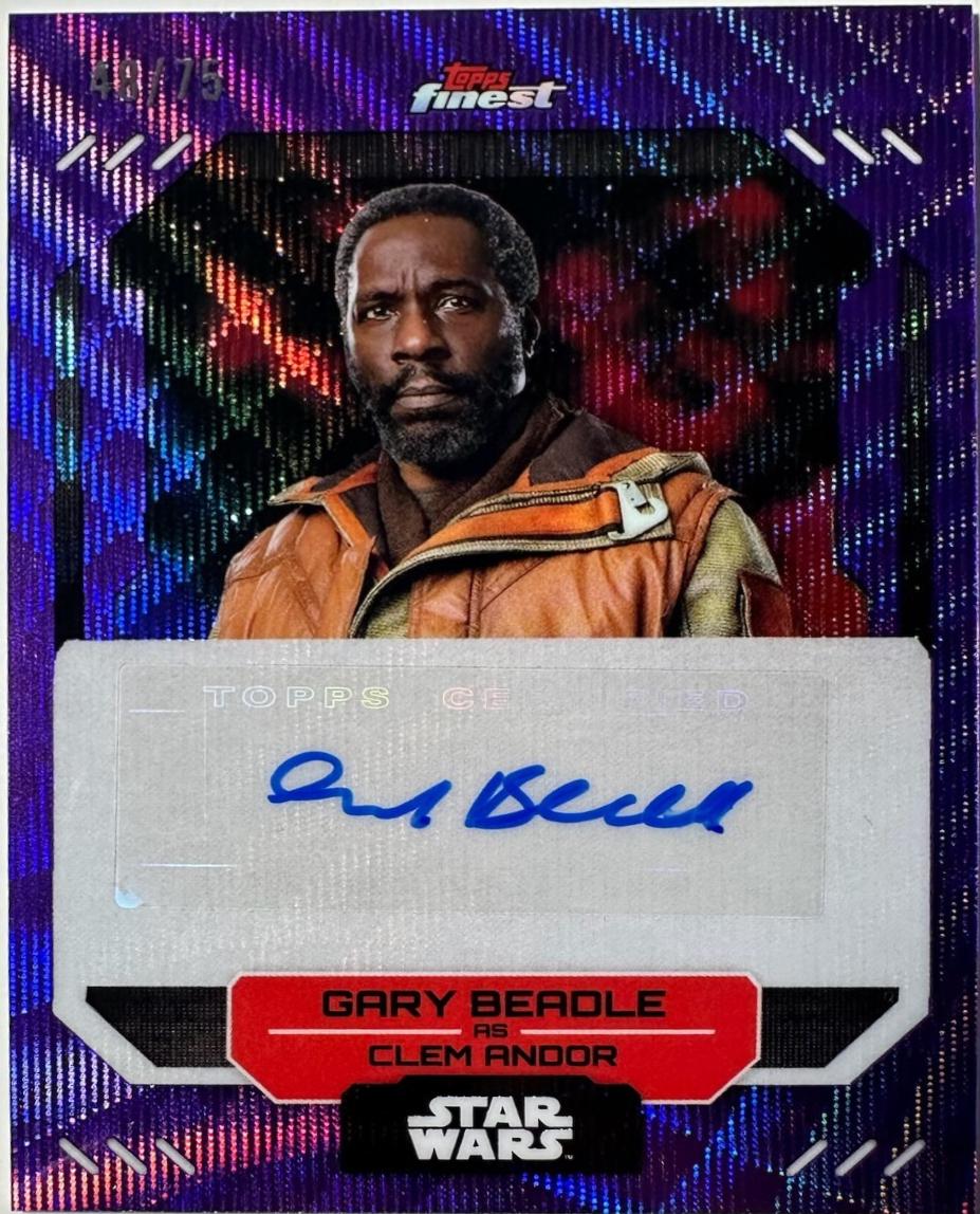 Gary Beadle as Clem Andor [Purple Wave Refractor] #FA-GB