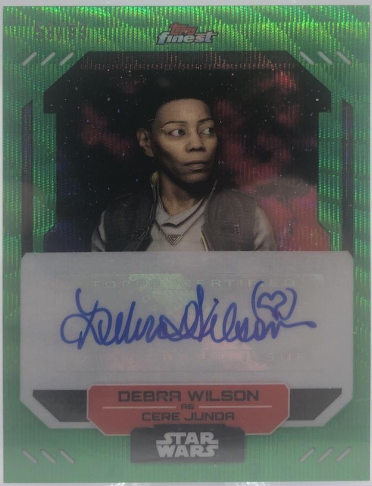 Debra Wilson as Cere Junda [Green Wave Refractor] #FA-DW