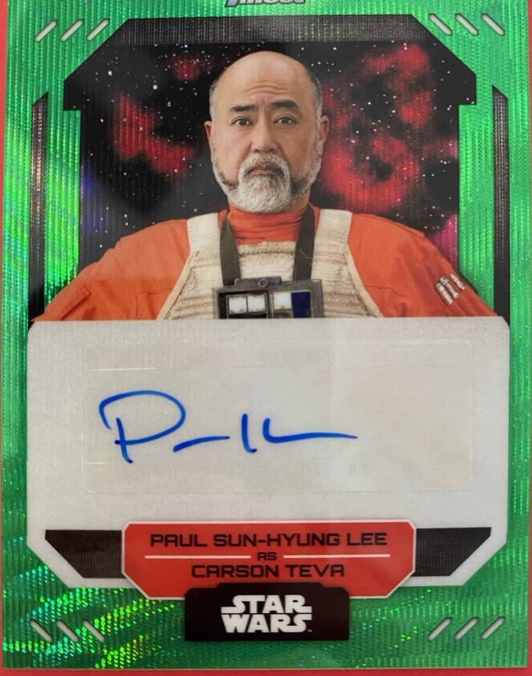 Paul Sun-Hyung Lee as Carson Teva [Green Wave Refractor] #FA-PL