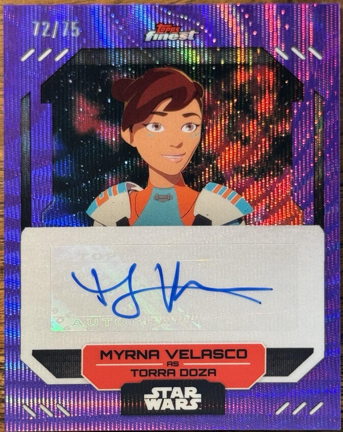 Myrna Velasco as Torra Doza [Purple Wave Refractor] #FA-MV