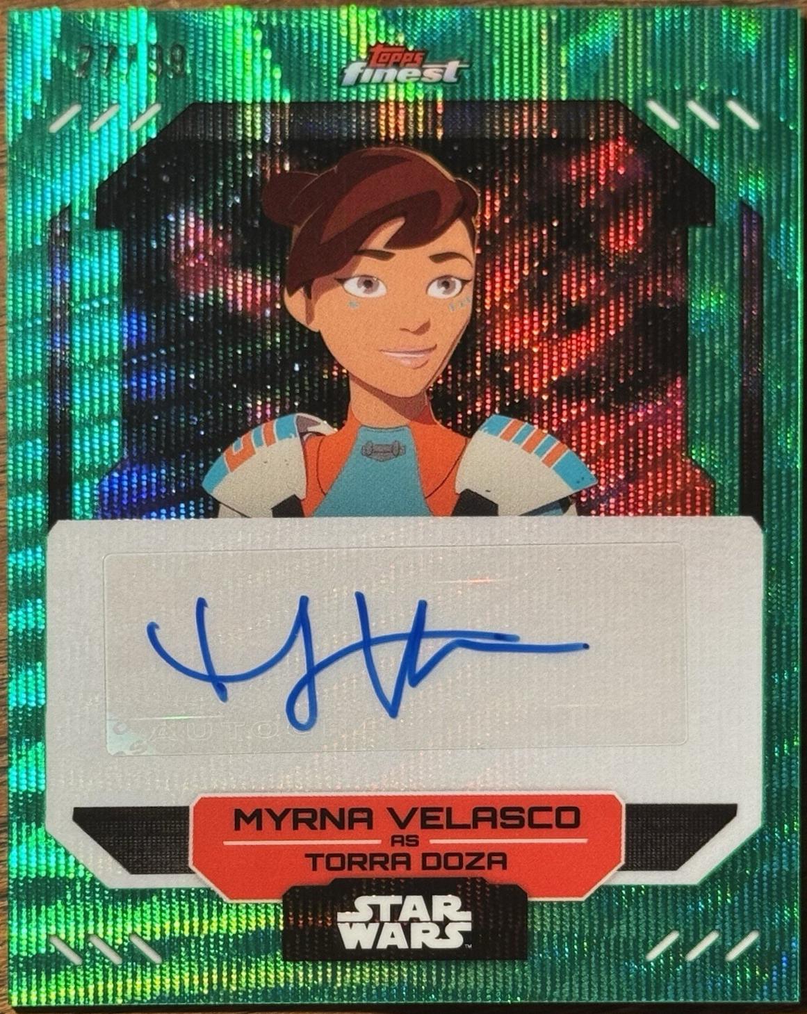 Myrna Velasco as Torra Doza [Green Wave Refractor] #FA-MV
