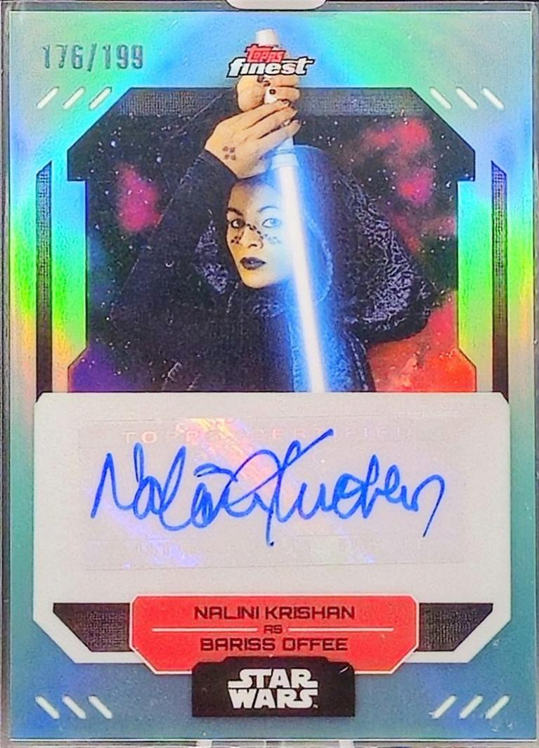 Nalini Krishan as Bariss Offee [Aqua Refractor] #FA-NK