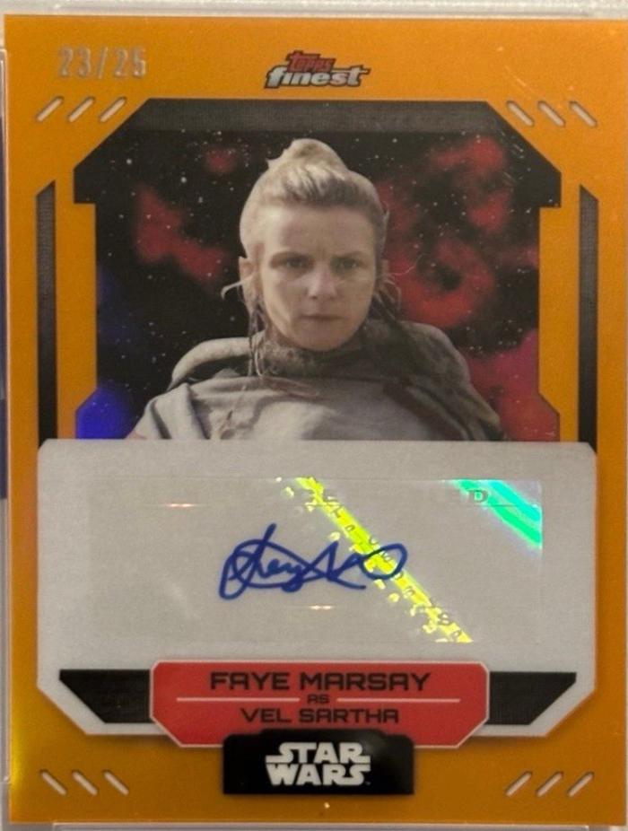 Faye Marsay as Vel Sartha [Orange Refractor] #FA-FM