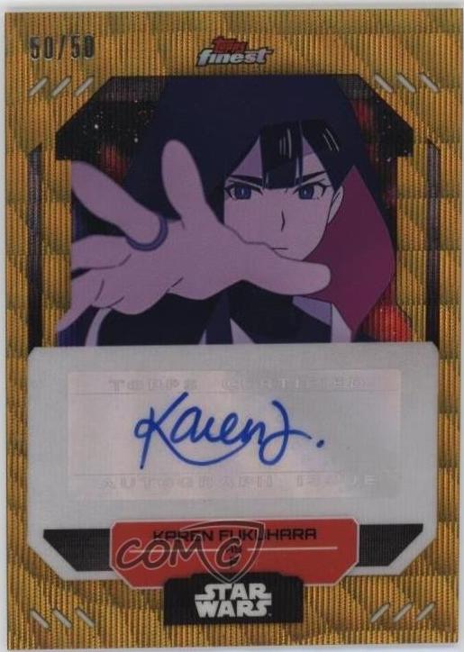 Karen Fukuhara as F [Gold Wave Refractor] #FA-KF