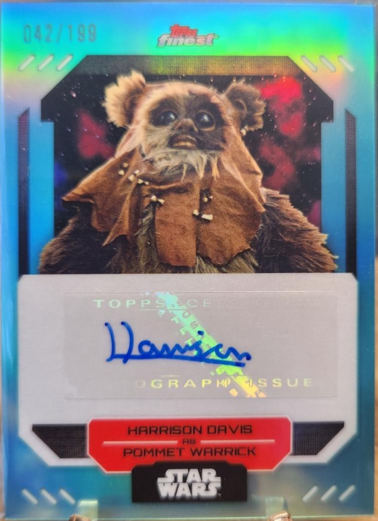 Harrison Davis as Pommet Warrick [Aqua Refractor] #FA-HD