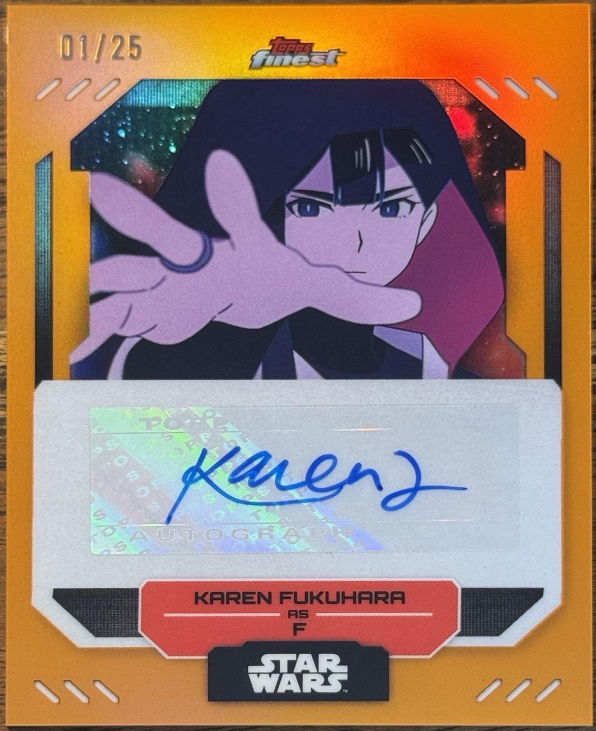 Karen Fukuhara as F [Orange Refractor] #FA-KF