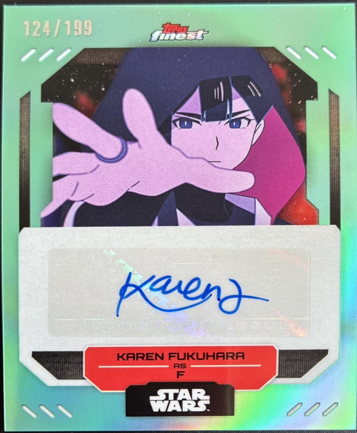 Karen Fukuhara as F [Aqua Refractor] #FA-KF