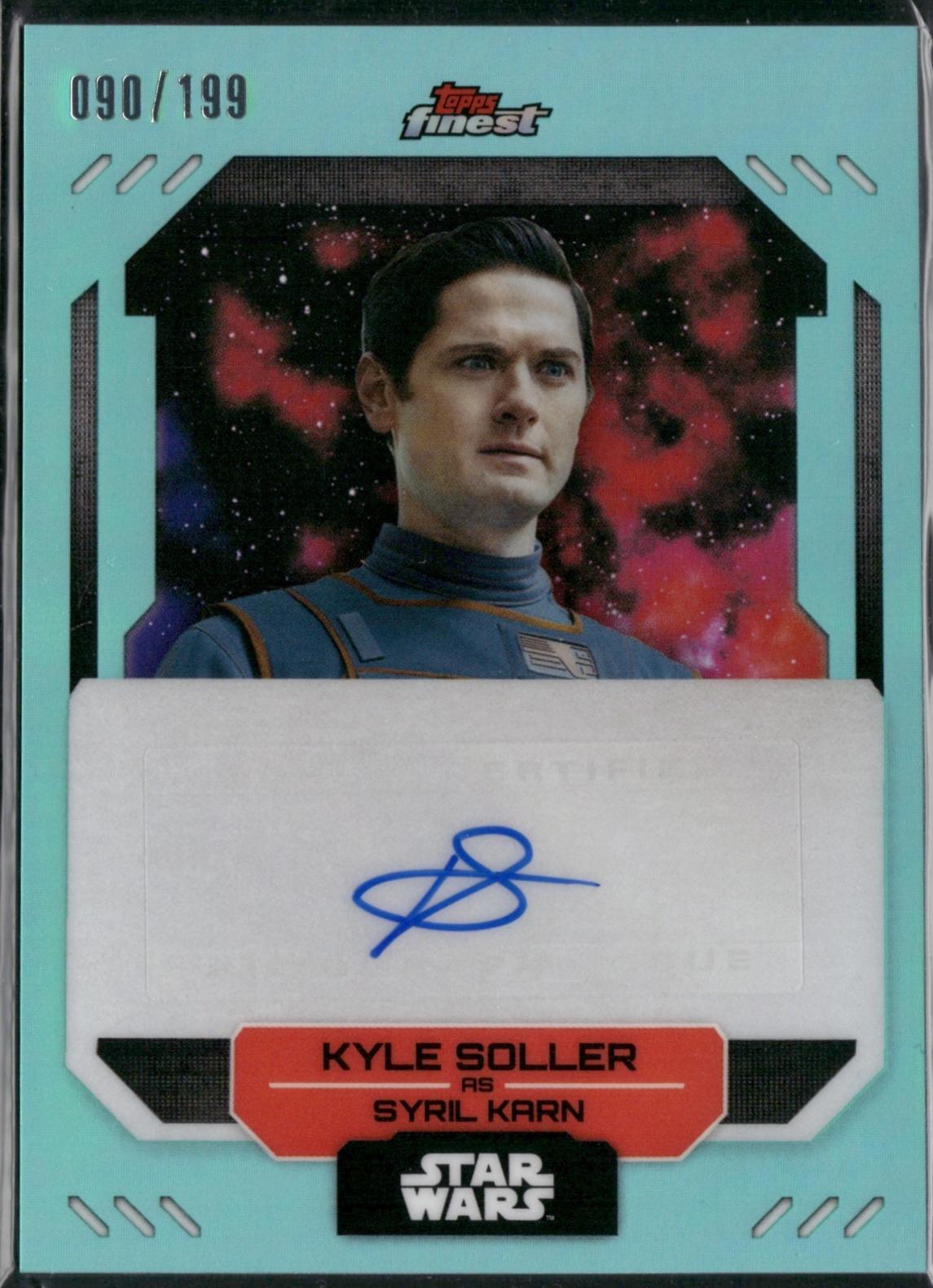 Kyle Soller as Syril Karn [Aqua Refractor] #FA-KS