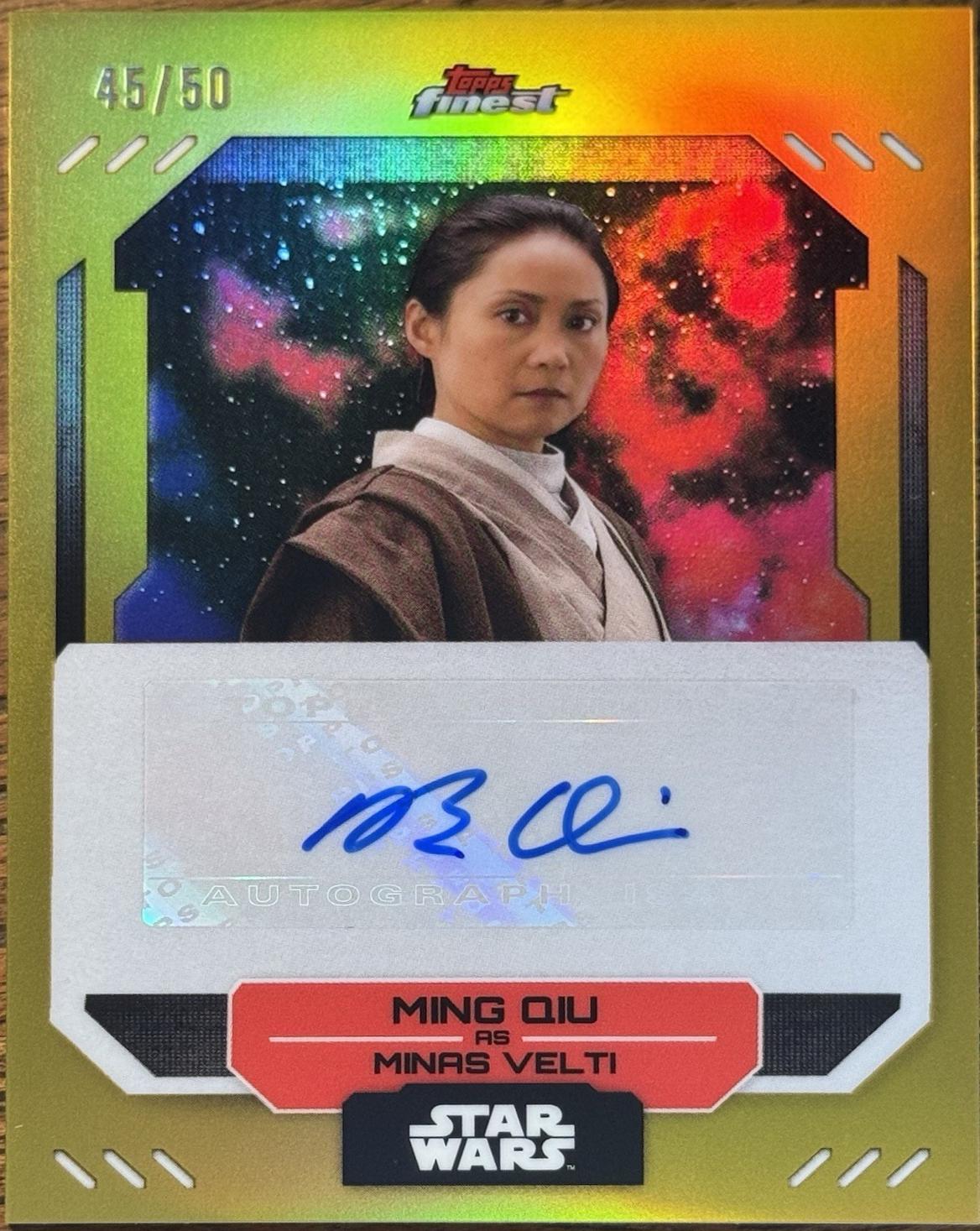 Ming Qiu as Minas Velti [Gold Refractor] #FA-MQ