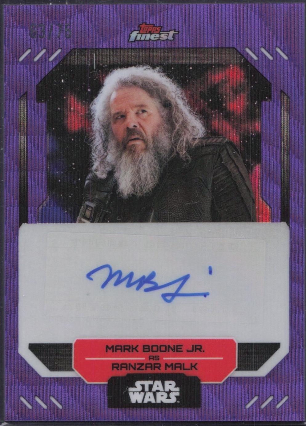 Mark Boone Jr. as Ranzar Malk [Purple Wave Refractor] #FA-MBO