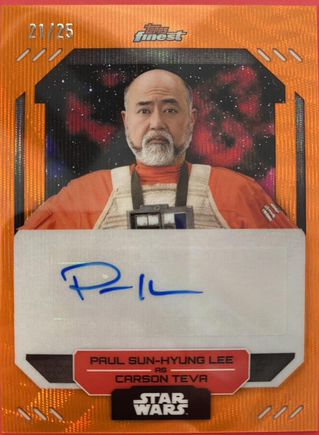 Paul Sun-Hyung Lee as Carson Teva [Orange Wave Refractor] #FA-PL
