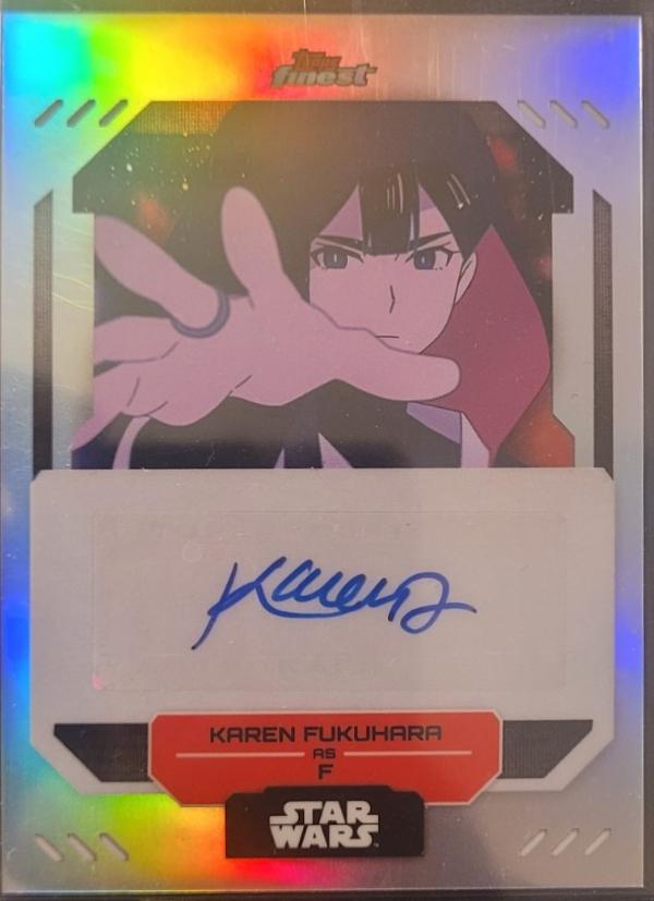 Karen Fukuhara as F [Red Wave Refractor] #FA-KF
