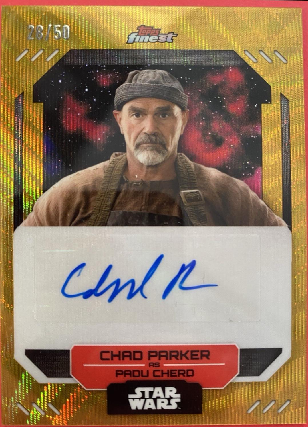 Chad Parker as Padu Cherd [Gold Refractor] #FA-CP