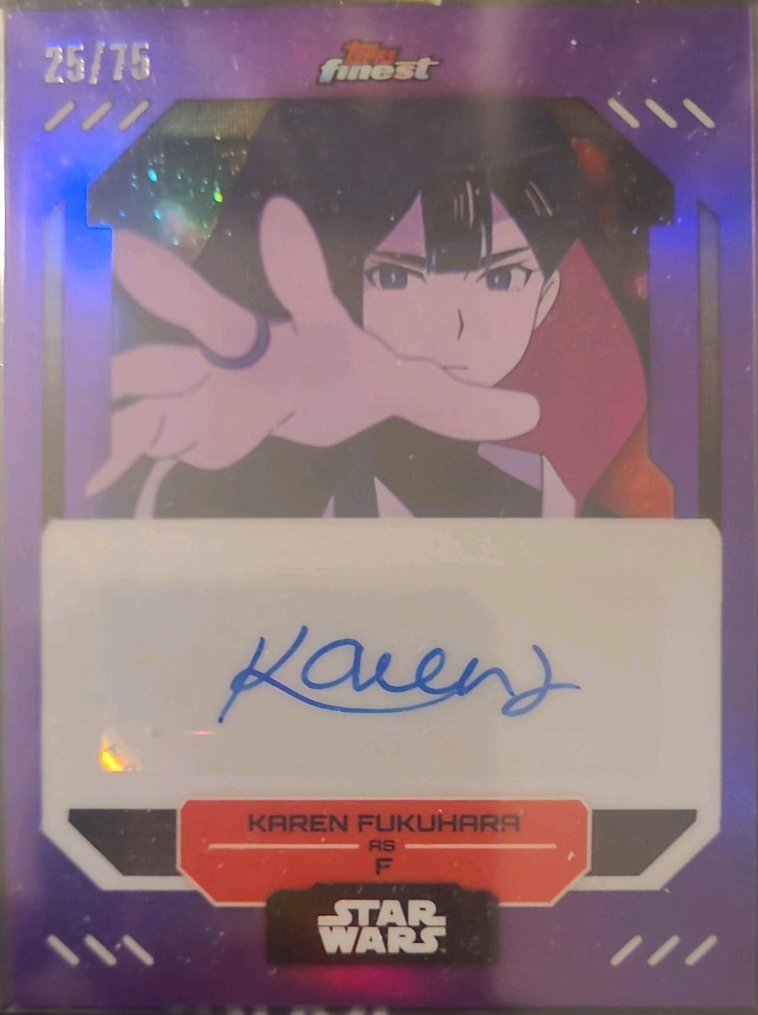 Karen Fukuhara as F [Purple Refractor] #FA-KF