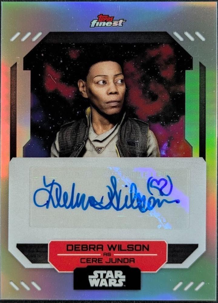 Debra Wilson as Cere Junda [Red Wave Refractor] #FA-DW