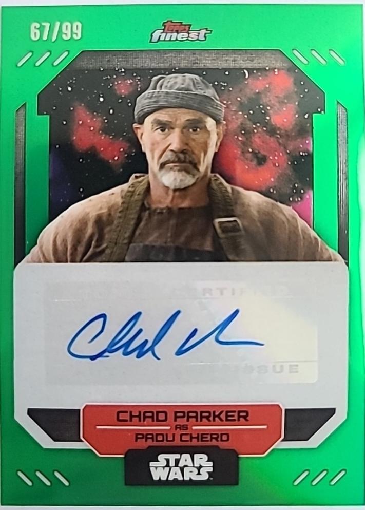 Chad Parker as Padu Cherd [Green Refractor] #FA-CP