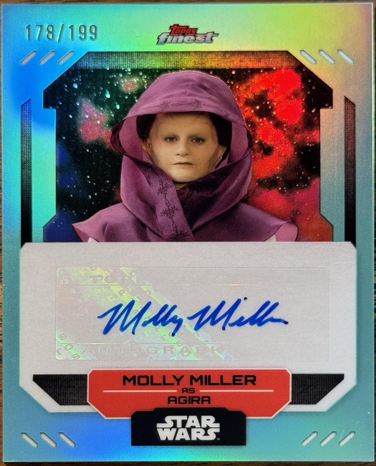 Molly Miller as Agira [Aqua Refractor] #FA-MM