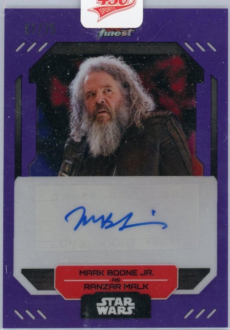Mark Boone Jr. as Ranzar Malk [Purple Refractor] #FA-MBO