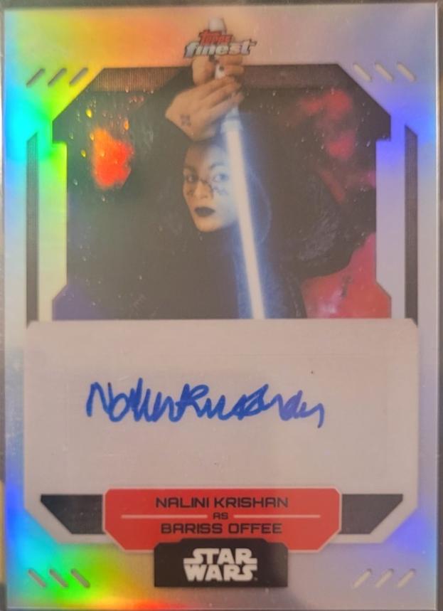 Nalini Krishan as Bariss Offee [Red Wave Refractor] #FA-NK