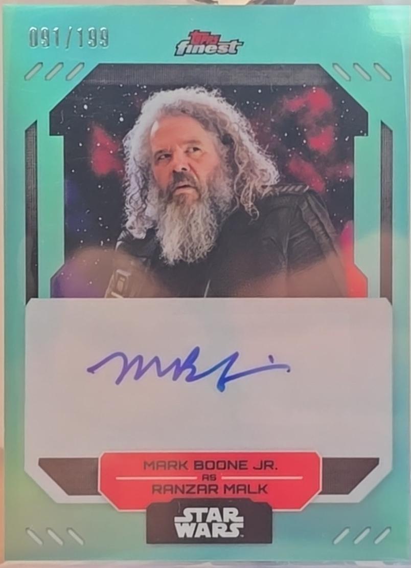 Mark Boone Jr. as Ranzar Malk [Aqua Refractor] #FA-MBO
