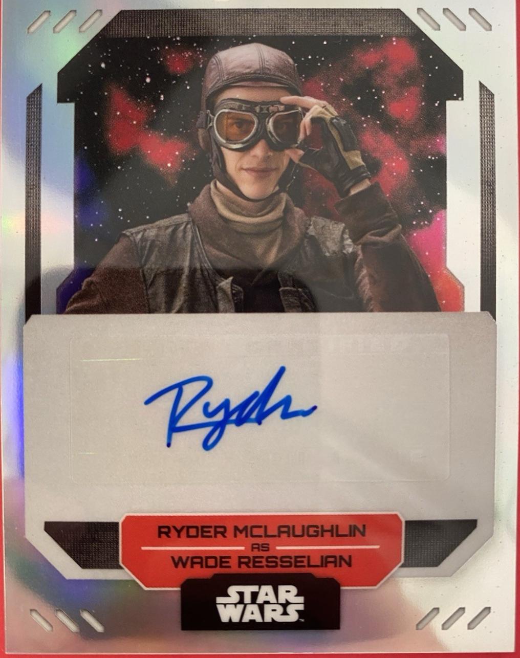 Ryder McLaughlin as Wade Resselian [Red Wave Refractor] #FA-RM